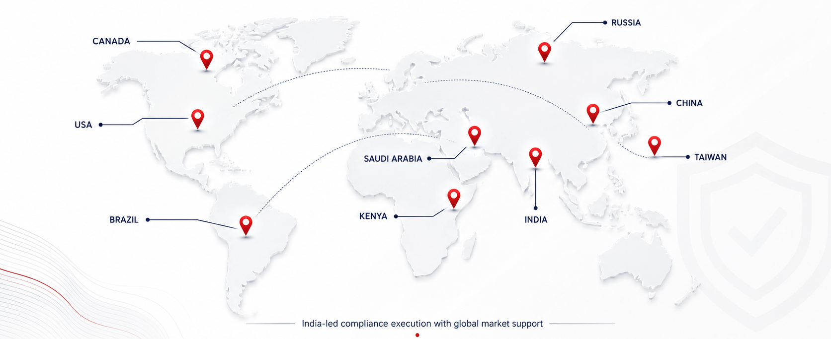Global map illustration